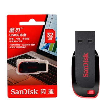 SanDisk USB Flash Drive, Disko Formos, U Disko 4GB 8GB 16GB 32GB 64GB 128GB Pen Drives USB 2.0 Memory Stick SDCZ50 Tablet &Telefonu