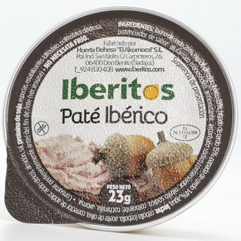 IBERITOS-dėklas de18x23g PATE IBERICO