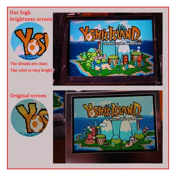 Ribbon cable & Stiklo Ekranas objektyvas Pakeisti GBA IPS V2 LCD Ekranas Rinkiniai visą ekraną reikmenys GameBoy Advance Konsolės