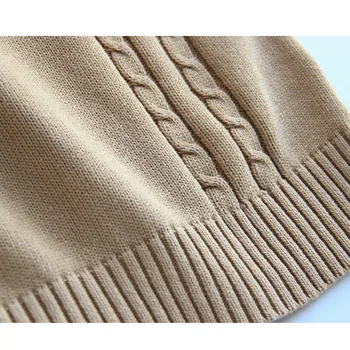 JK Uniformas Japonijos Cosplay Megztinis dryžuotas medvilnės chaki liemenė