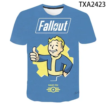 Vault Tec Žaidimų Vaizdo Žaidimas Fallout 76 2 3 4 Tee Viršūnės T Marškiniai Vyrams, Moterims, Vaikams Laisvalaikio Mada marškinėliai Vault-Tec Berniukas Mergaitė Vaikai