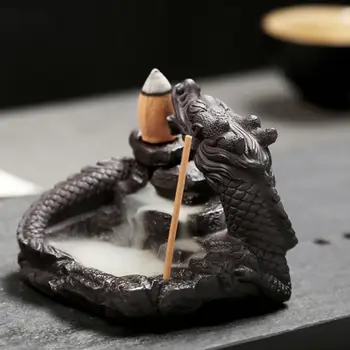 Dragon Porceliano Moliuskui Smilkalų Degiklis Porceliano Moliuskui Smilkalų Degiklis #W0