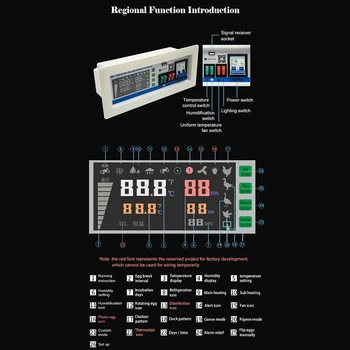 XM-18SW Kiaušinių Inkubatorius Reguliatorius Termostatas Hygrostat App Sistemos Valdymas, Temperatūros ir Drėgmės Reguliatorius