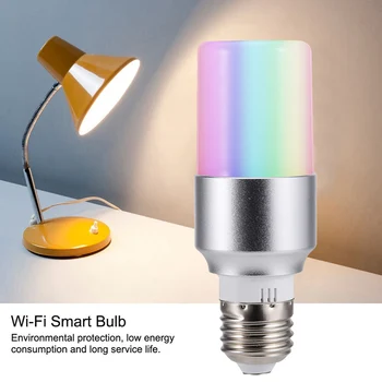 7W Smart Wifi Lemputė Tamsos Spalvos 16 mln. spalvų veikia su 
