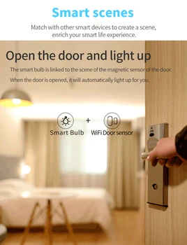 EWeLink WiFi Smart Lemputė 85-265V E27/E26 BMT Šalta&Šiltas Smart Lemputės, Valdymas Balsu Dirbti Su Alexa 