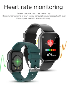 Smart Watch Vyrų, Moterų Laikrodžiai Sporto Smartwatch Fitneso Apyrankę Širdies ritmo Monitorius Full Touch 