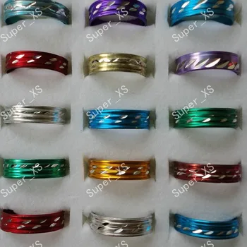 200pcs didmeninės juvelyrikos žiedas daug Karšto pardavimo gražus gana spalvotų aliuminio lydinio Žiedų Geros kokybės LR098 nemokamas pristatymas