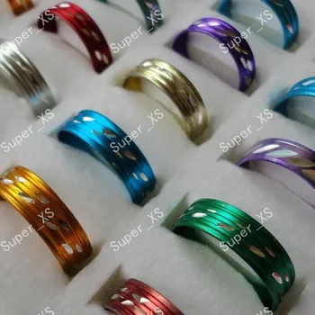 200pcs didmeninės juvelyrikos žiedas daug Karšto pardavimo gražus gana spalvotų aliuminio lydinio Žiedų Geros kokybės LR098 nemokamas pristatymas