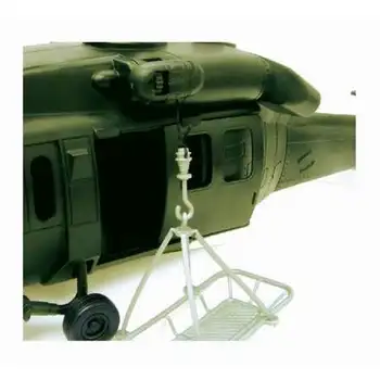1/18 Pasaulio Taikdarys Black Eagle Gelbėjimo Sraigtasparnis Veiksmų Skaičiai PLA Paveikslas Modelis, Žaislų Kolekcijos Žaislas