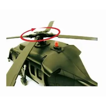 1/18 Pasaulio Taikdarys Black Eagle Gelbėjimo Sraigtasparnis Veiksmų Skaičiai PLA Paveikslas Modelis, Žaislų Kolekcijos Žaislas