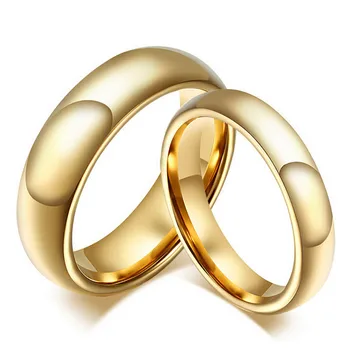 ZORCVENS 2020 Naujas Mados Aukso Sidabro Spalvos Volframo Užsakymą Pavadinimas Žiedai Aukštos Kokybės Asmeninį Vestuvių Žiedas Vyrams ir Moterims