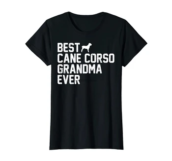 CANE CORSO Kada nors Moterų Geriausia Močiutė Derlius T-shirt-vyriški T-Shirt-Black