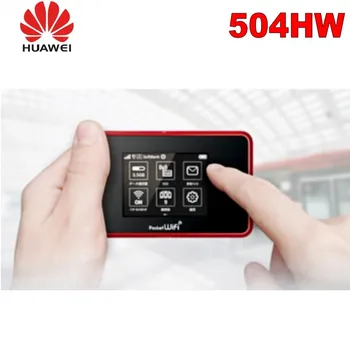 Atrakinta HUAWEI Kišenėje WiFi 504HW CAT6 2.4 GHz & 5 ghz prieigos Taškas, maršrutizatorius pk e5786 e5787 mf970
