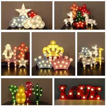 Star Debesis, Mėnulį 3D Naktį Šviesos diodų (LED Stalo Lempa Vaikams, kūdikių, Vaikų, dovanų žaislų Patalpų apšvietimas Naktį žibintai, vestuvių dekoras Romantiška