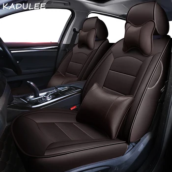 KADULEE užsakymą nekilnojamojo oda automobilių sėdynės padengti mercedes benz gl c180 c200 e300 w211 w203 w204 ML automobilių pagalvėlė Automobilių Sėdynės stilius