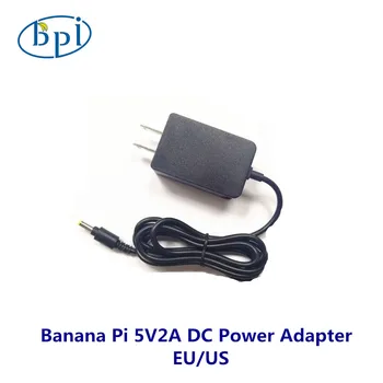 Bananų Pi M2+/M3/M64/M2 Ultra 5V2A DC US/ES Adapteris