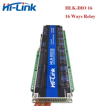 16 Kanalų/Būdų HLK-DIO16 rėlę įjungti wifi valdymo modulį, RJ45 RD232 RS485 Sąsaja, wi-fi belaidžio tinklo jungiklis
