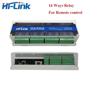16 Kanalų/Būdų HLK-DIO16 rėlę įjungti wifi valdymo modulį, RJ45 RD232 RS485 Sąsaja, wi-fi belaidžio tinklo jungiklis