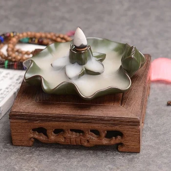 Daugiafunkcinis Keramikos Aromatas Degiklis Lotus Stick Ritė Smilkalų Laikiklis Decroation už Arbatos Buda