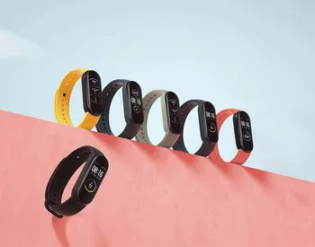 Sandėlyje Xiaomi Mi Juosta 5 Pasaulio Versija Smart Apyrankę AMOLED Ekranas Miband 5 Širdies ritmo Fitness Tracker Vandeniui Smart Grupė
