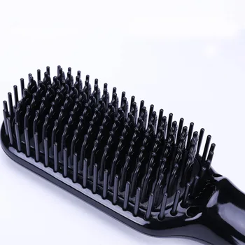 Elektros greitai šildymo Plaukų ištiesinimo priemonės šepetys plaukų formavimo įrankis, skirtas bet kokios plaukų tipams, Ergonomiškas Plaukų ištiesinimo priemonės šukos GMR159