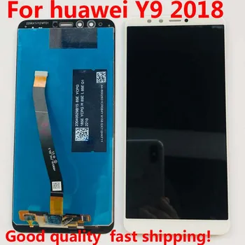 5.93'Full LCD Ekranas+Touch Ekranas skaitmeninis keitiklis Asamblėjos Huawei Y9 2018 FLA-L22 FLA-LX2 FLA-AL00 FLA-LA10 FLA-LX1 Originalus LCD