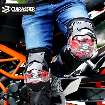 Cuirassier Apsaugos Motociklo antkelius Kneepad Raštas Apsaugos Off Road MX, Motokroso Petnešomis Alkūnės Apsaugai Lenktynių Apsaugoti