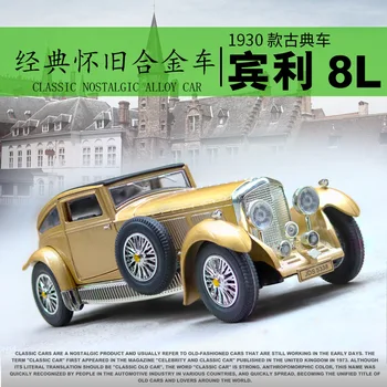 8L Automobilio Modelio Garso, Šviesos, Berniukas Žaislas Automobilis Baldų Traukti Atgal Mirksi Garso vaiko Toys1:32 Bentley Lydinio Automobilių Surinkimo Lygis