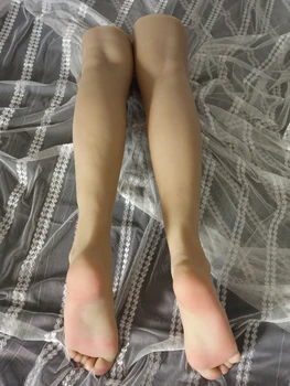 Realus odą silikono kojos, silikono vyrų kojų rodyti, si kojų sekso žaislai vyrų manekeno kojų modelis, Lengva Sulenkti