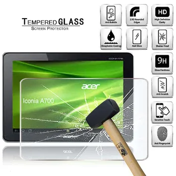 Tabletę Grūdintas Stiklas Screen Protector Cover Acer Iconia Tab A700 10.1