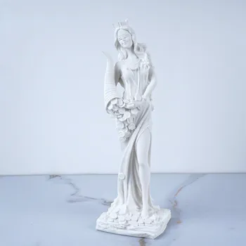 VILEAD Smiltainio Statula Likimo Turto Figūrėlės Kūrybos Deivė Miniatiūriniai Balta Statuette Senovinių Namų Dekoro Suvenyrai