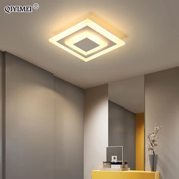 Lubų Šviesos Modernios LED koridoriaus Lempos vonios kambarį apvalios aikštės apšvietimo Namų dekoro Įrenginiai dropshipping