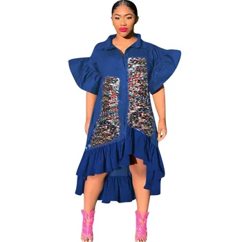 2020 Metų Vasaros Moterų Blizgančiais Priekiniai Kratinys Raukiniai, Purus Suknelė Vintage Supjaustyti Ouf Blyksnius Rankovėmis Suknelės 3 Spalvos Klostuotas Vestidos