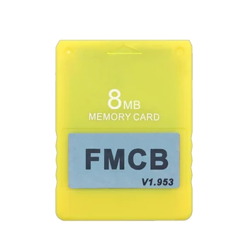 FMCB v1.953 Atminties Kortelė PS2 Playstation - 2 Free McBoot Kortelė 8 16 32 64MB 270B