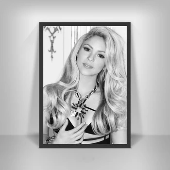 Shakira Plakatas Lotynų Roko, Alternatyvios Moterų Dainininkė Sienos Meno Spaudinius Drobės Tapybos Nuotraukas Mergaičių Kambario Dekoro
