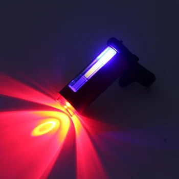 Aliuminio COB Kometa USB Įkrovimo Dviračiais, Dviračių užpakalinis Žibintas užpakalinis žibintas atsparus Vandeniui LED Saugos Dviračio Galinės Sėdynės Šviesos Lempos Bycicle