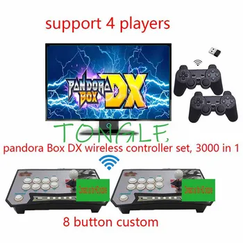 2020 Pandora Box DX 3000 1 4 Žaidėjai Bevielio tinklo išsaugoti žaidimo eigą turi 3P 4P žaidimas gali pridėti 5000 žaidimai 3D tekken
