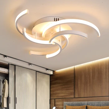 Verllas Miegamojo kambarį, Lubų šviestuvai, LED Lempos, Modernus blizgesio de plafond moderne Modernios LED Lubų šviestuvas, miegamojo