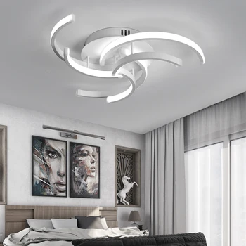Verllas Miegamojo kambarį, Lubų šviestuvai, LED Lempos, Modernus blizgesio de plafond moderne Modernios LED Lubų šviestuvas, miegamojo