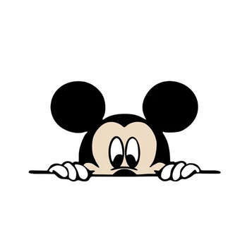 Gražus Ir Mielas Animacinių filmų Personažus, Lipdukai Mickey Automobilių Minnie Automobilių Lipdukai Išgalvotas Stiliaus Lipdukai Dekoratyviniai Automobilių 14cm*8cm