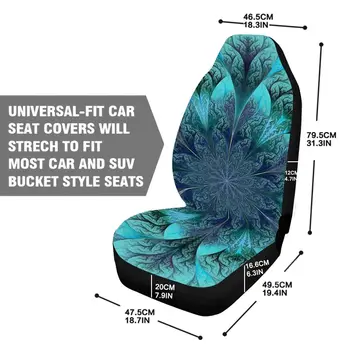 2vnt Universal Priekiniai Automobilių Automobilių Sėdynės Padengti Raštas Kilimėlis Minkštas Audinys Mados Modelis Daugumai Auto Automobilius VISUREIGIŲ Sunkvežimių Van