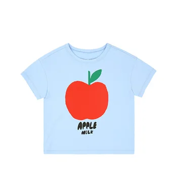 Vaikai T Shirts Bebe Prekės 2020 Naujas Vasaros Berniukų, Mergaičių Cute Mados Spausdinti Trumpas Rankovės Marškinėliai Baby Vaikų Vatos Pagaliukai Tees Drabužiai