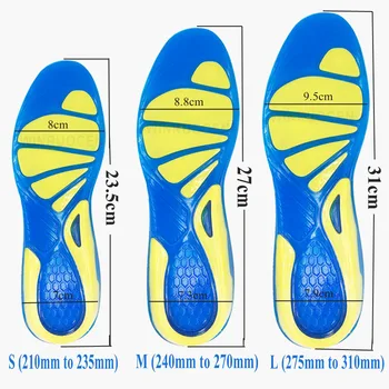 WINRUOCEN Minkšto silikono gelio vidpadžiai, skirti batų kulno pagalvėlė kojų padų fascitas atleisti kulno skausmas smūgio absorbcijos batų padas