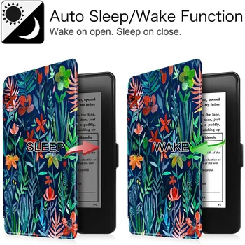 Kindle Paperwhite Atveju Kindle Paperwhite 3/2/1 Dangtelį (7 Gen 2012/2013//2017 Spaudai) su Auto Sleep/Wake Anti-rudenį