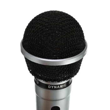 Universalus 3,5 mm Laidinis Mikrofonas Pelninga Veiklos Visuomenės Siųstuvas KTV Karaoke Įrašymo Nešiojamą Garsiakalbis Juoda, Sidabro