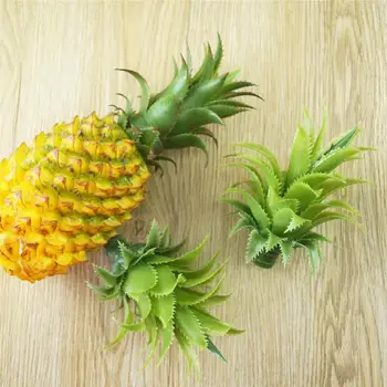 3PCS Išskirtinį Dirbtiniai Lapai Dekoratyvinių Tikroviška Žalia Ananasų Lapai Padirbtų Augalų, Namų Dekoravimo Reikmenys