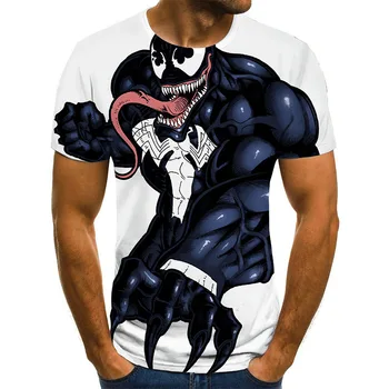 2020 m., T-marškinėliai, vyriški naujausių animacinių filmų nuodai marškinėliai 3D spausdinimo marškinėliai vyriški moteriški laisvalaikio marškinėliai sporto treniruoklių marškinėliai t-shirt viršų