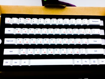 Dyesub spausdinti keycaps mechaninės klaviatūros dye sub PBT keycaps rusijos spausdinimo simbolis