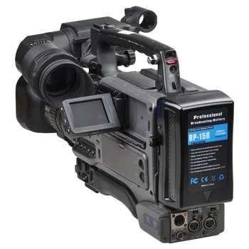 10400mAh BP-150 V Mount V-Lock Baterijos Vaizdo kamera Kamera Transliacijos LED Šviesos su D-bakstelėkite Išvesties Kabelį ir D-Bakstelėkite Įkroviklis
