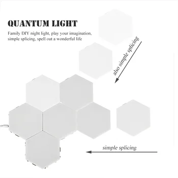 RGB Sieniniai Šviestuvai lietimui jautriais Quantum Lempos 